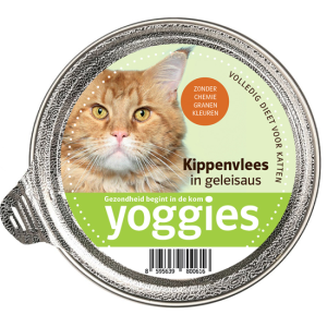 12x85g Yoggies kattencups met kip en gelei