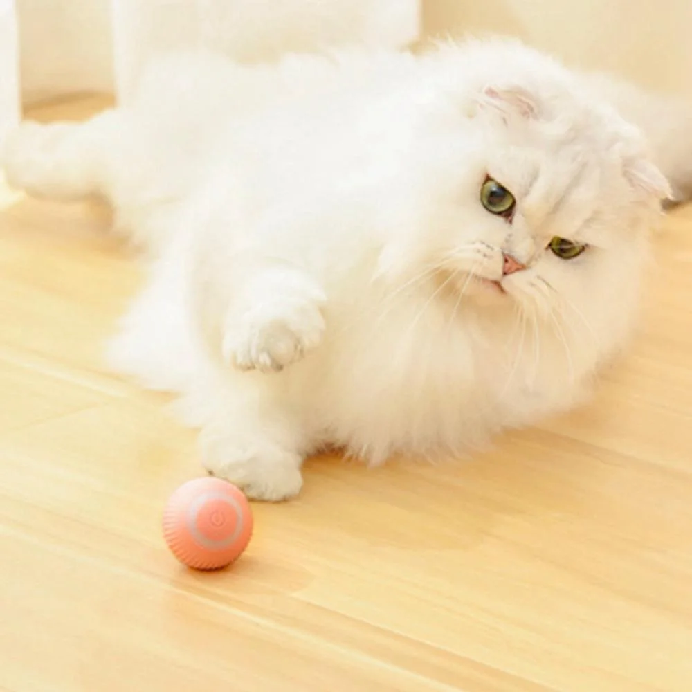 Automatic CAT teaser BALL - pink