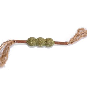 Drievoudige Matatabi-lolly met veren