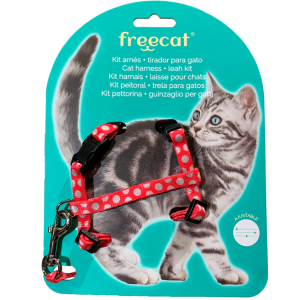 Kattenharnas + leiband