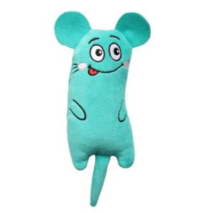 Plusche muis met kattenkruid -angry