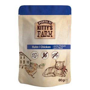 Porta 21 Kitty's Farm - kip puur 80g