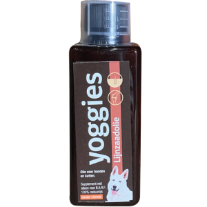 Yoggies Lijnzaadolie voor Honden en Katten 250ml
