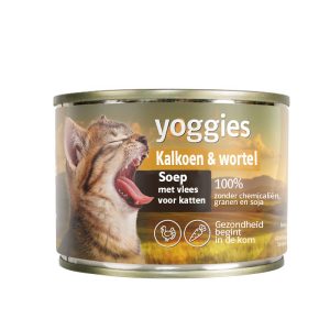 185g Yoggies Soep voor Katten – Kip & Pompoen