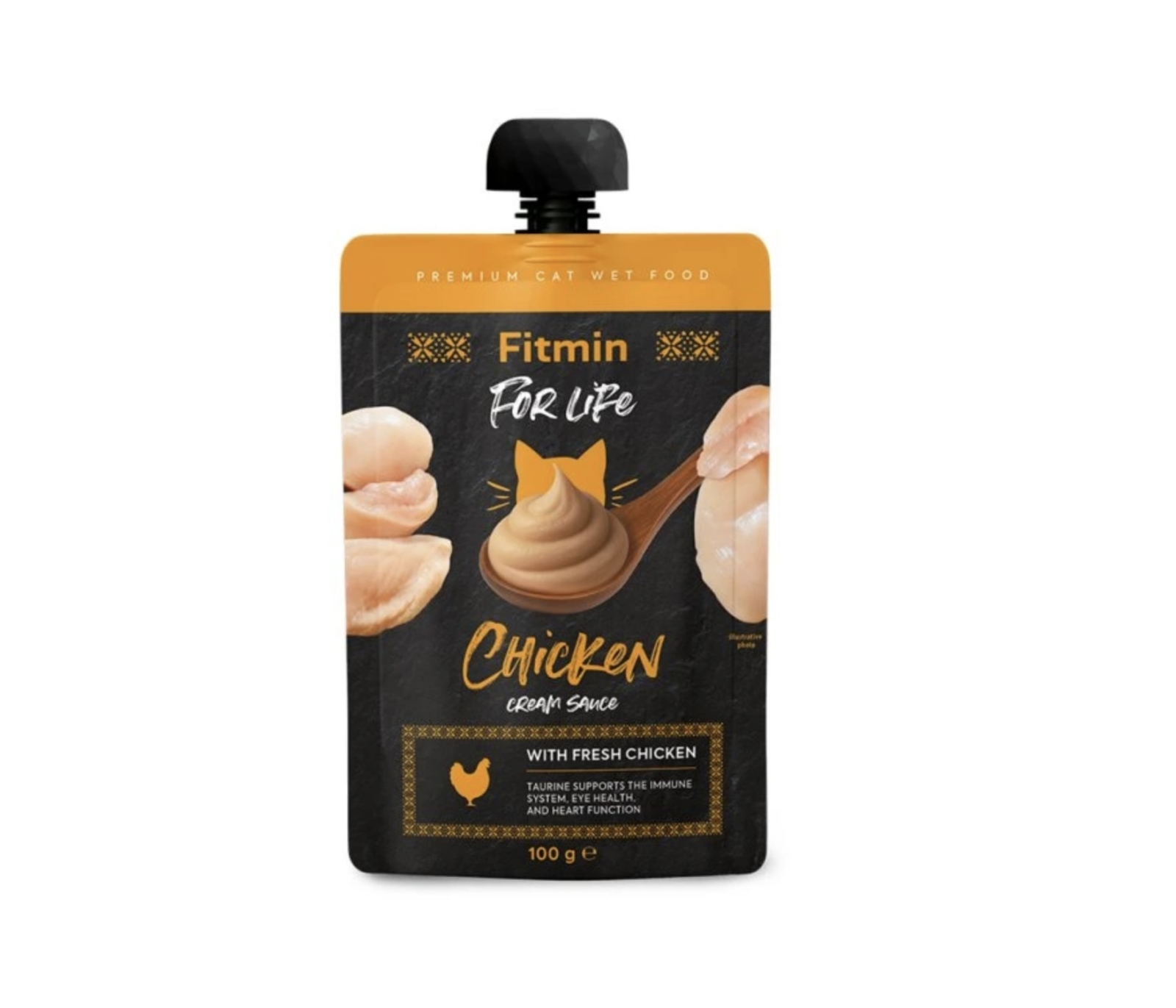 Fitmin Cat For Life - cream sauce pouch chicken 100g