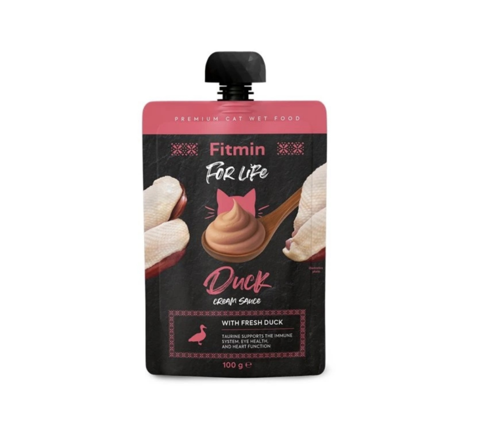 Fitmin Cat For Life - cream sauce pouch duck 100g