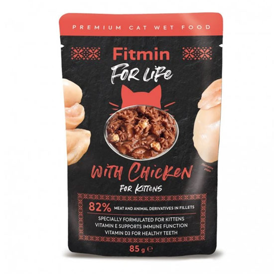 Fitmin For Life for kittens Chicken zakje 85 g