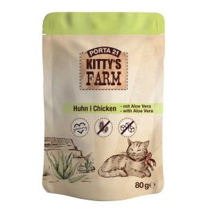 Porta 21 Kitty's Farm - Kip met Aloe Vera 80g