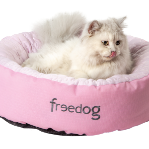 Verkoelend DONUT- bed / pink