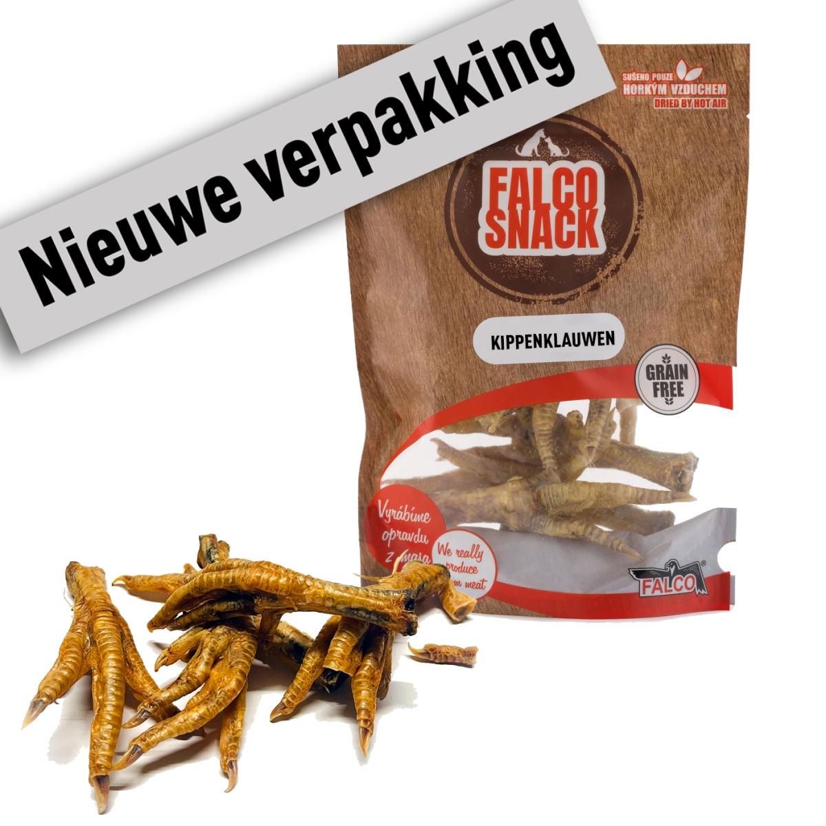 Gedroogde Kippenpoten 5 stuks