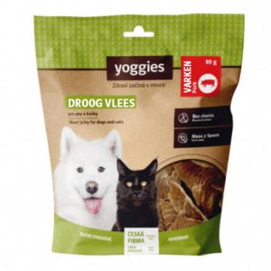 Yoggies Gedroogde vlees - jerky - VARKEN 80g