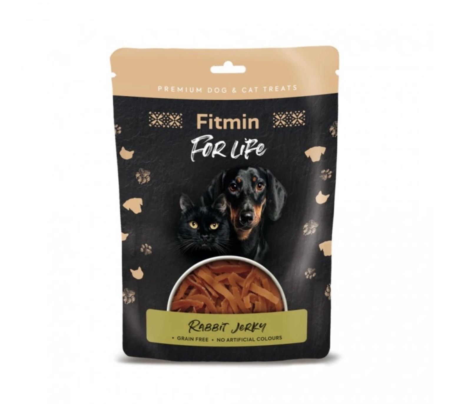 Fitmin For Life - dog & cat treat Konijn jerky 70g