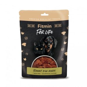 Fitmin For Life - dog & cat treat Konijn ringen 70g