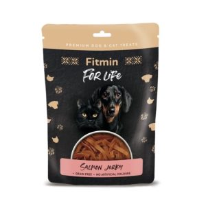 Fitmin For Life - dog & cat treat Salmon mini stripes 70g