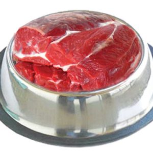 Vlees voor B.A.R.F. - Runderspier zonder been 1 kg (diepgevroren)