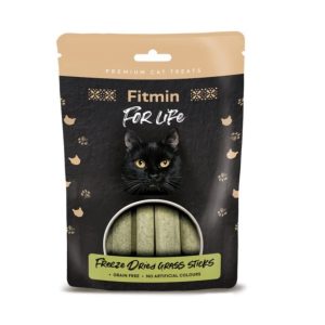 Gevriesdroogde kattenkruidsticks met kattengras 30 g