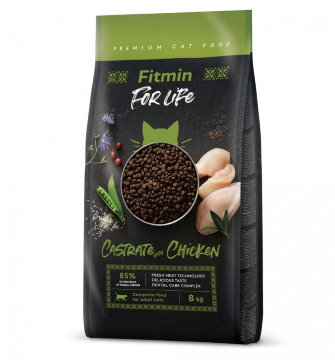 Fitmin For Life cat - Kip - castrate - 1,8 kg
