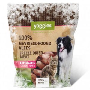 Yoggies Gevriesdroogd kippenhart 85 g