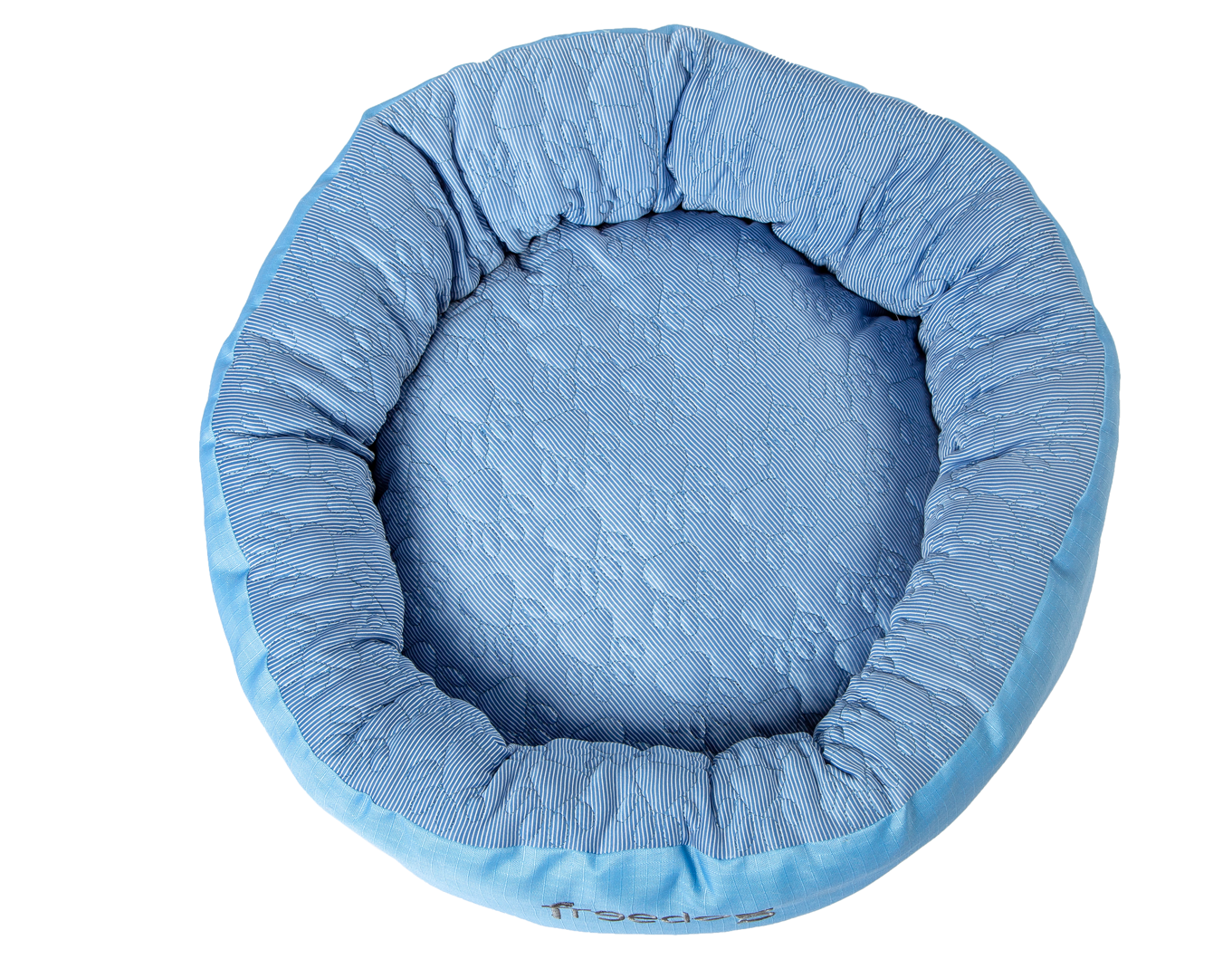 Verkoelend DONUT- bed / lichtblauw