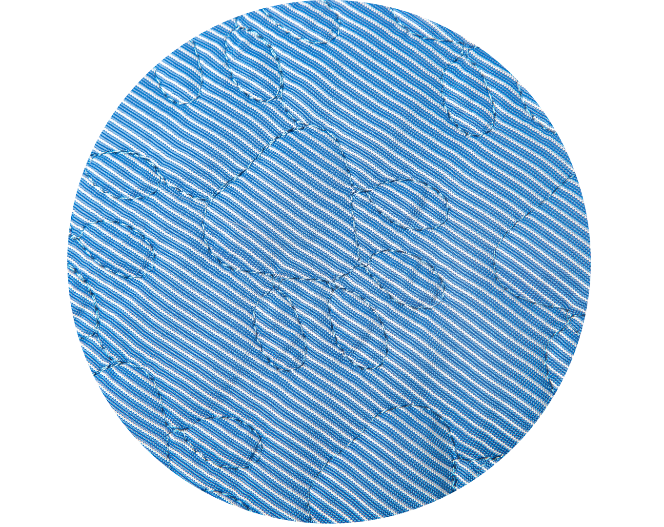 Verkoelend DONUT- bed / lichtblauw