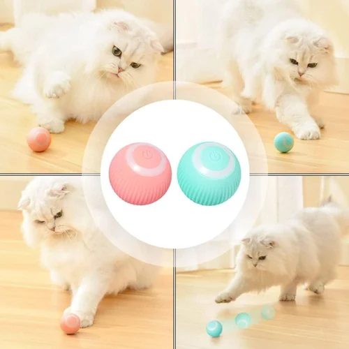 Automatic CAT teaser BALL - pink