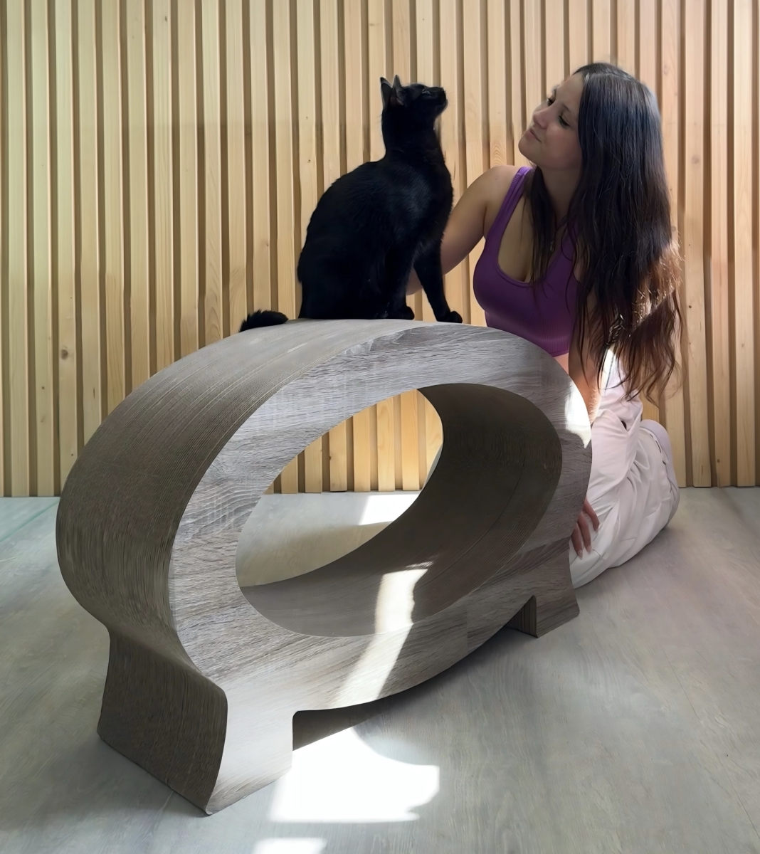 Scratch meubelen OVAL 90x30x60