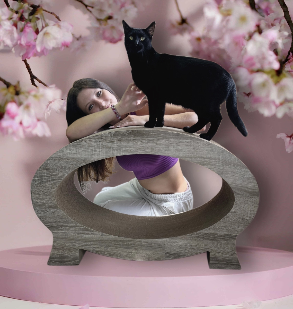 Scratch meubelen OVAL 90x30x60